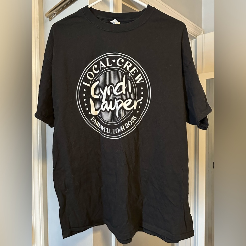 Cyndi Lauper Local Crew Farewell Tour T-Shirt